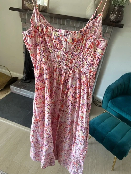 H&M Pink Floral Maxi Dress - Picture 3 of 3